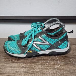 New Balance Minimus 10v1 Women's Barefoot Trail Running Shoes Size 7.5 Teal